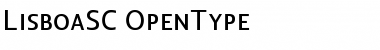 Lisboa SC Regular Font Lisboa SC Regular Font
