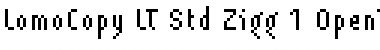 LomoCopy LT Std Zigg Regular Font