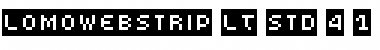 LomoWebStrip LT Std 4 Regular Font
