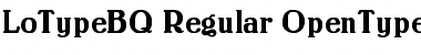 Lo-Type BQ Regular Font