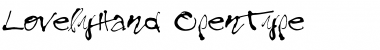 LovelyHand Font