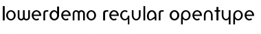 LowerDemo Font