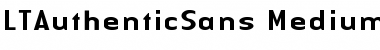 LTAuthenticSans Medium Regular Font LTAuthenticSans Medium Regular Font