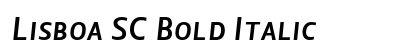 Lisboa SC Bold Italic Preview