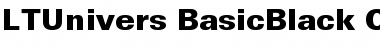LTUnivers 830 BasicBlack Font