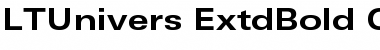 LTUnivers 640 ExtdBold Font LTUnivers 640 ExtdBold Font