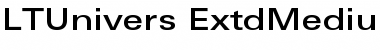 LTUnivers 540 ExtdMedium Font