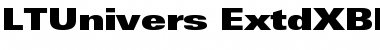 LTUnivers 940 ExtdXBlack Font