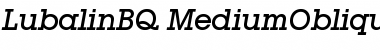 Lubalin BQ Font