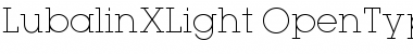 Lubalin XLight Font