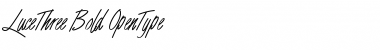 LuceThree Font