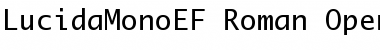 LucidaMonoEF Roman Font LucidaMonoEF Roman Font