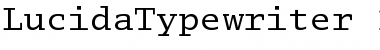 Lucida Typewriter Font