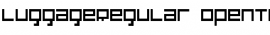 Luggage Regular Font