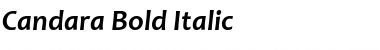 Candara Bold Italic Font