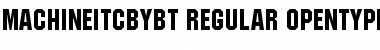 ITC Machine Regular Font