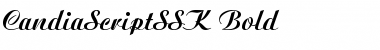 CandiaScriptSSK Bold Font