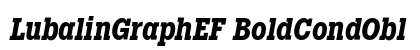 LubalinGraphEF BoldCondObl Preview