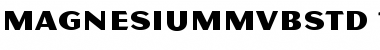 Magnesium MVB Std Font