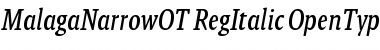 Download Malaga Narrow OT Font