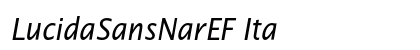 LucidaSansNarEF Ita Font LucidaSansNarEF Ita Font Preview