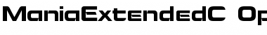 ManiaExtendedC Font