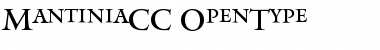 Mantinia CC Regular Font