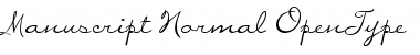 Manuscript Font