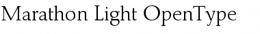 Marathon-Light Regular Font