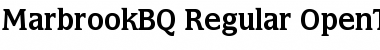 Marbrook BQ Regular Font