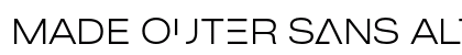 MADE Outer Sans Alt Thin