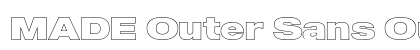 MADE Outer Sans Outline Black
