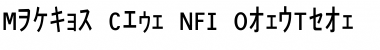Matrix Code NFI Regular Font