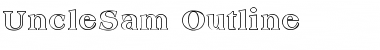 UncleSam-Outline Regular Font