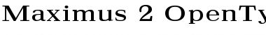 Maximus Regular Font Maximus Regular Font
