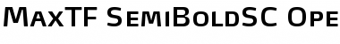 MaxTF-SemiBoldSC Regular Font