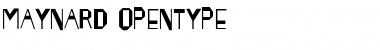 Maynard Font