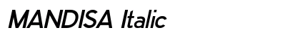 MANDISA Italic Preview