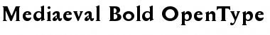 Mediaeval Bold Font Mediaeval Bold Font