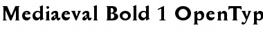 Mediaeval Bold Font Mediaeval Bold Font
