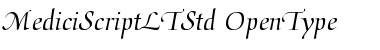 Medici Script LT Std Medium Font