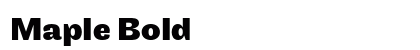 Maple Bold preview