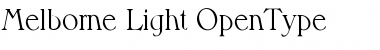 Download Melborne-Light Font