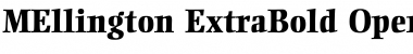 Ellington Extra Bold Font Ellington Extra Bold Font