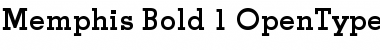 Memphis Bold Font