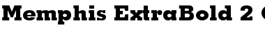 Memphis Extra Bold Font