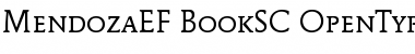 MendozaEF BookSC Font