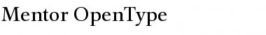 Mentor Regular Font Mentor Regular Font