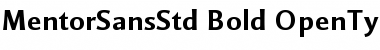 Mentor Sans Std Bold Font