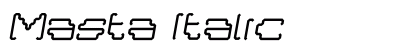 Masta Italic Preview